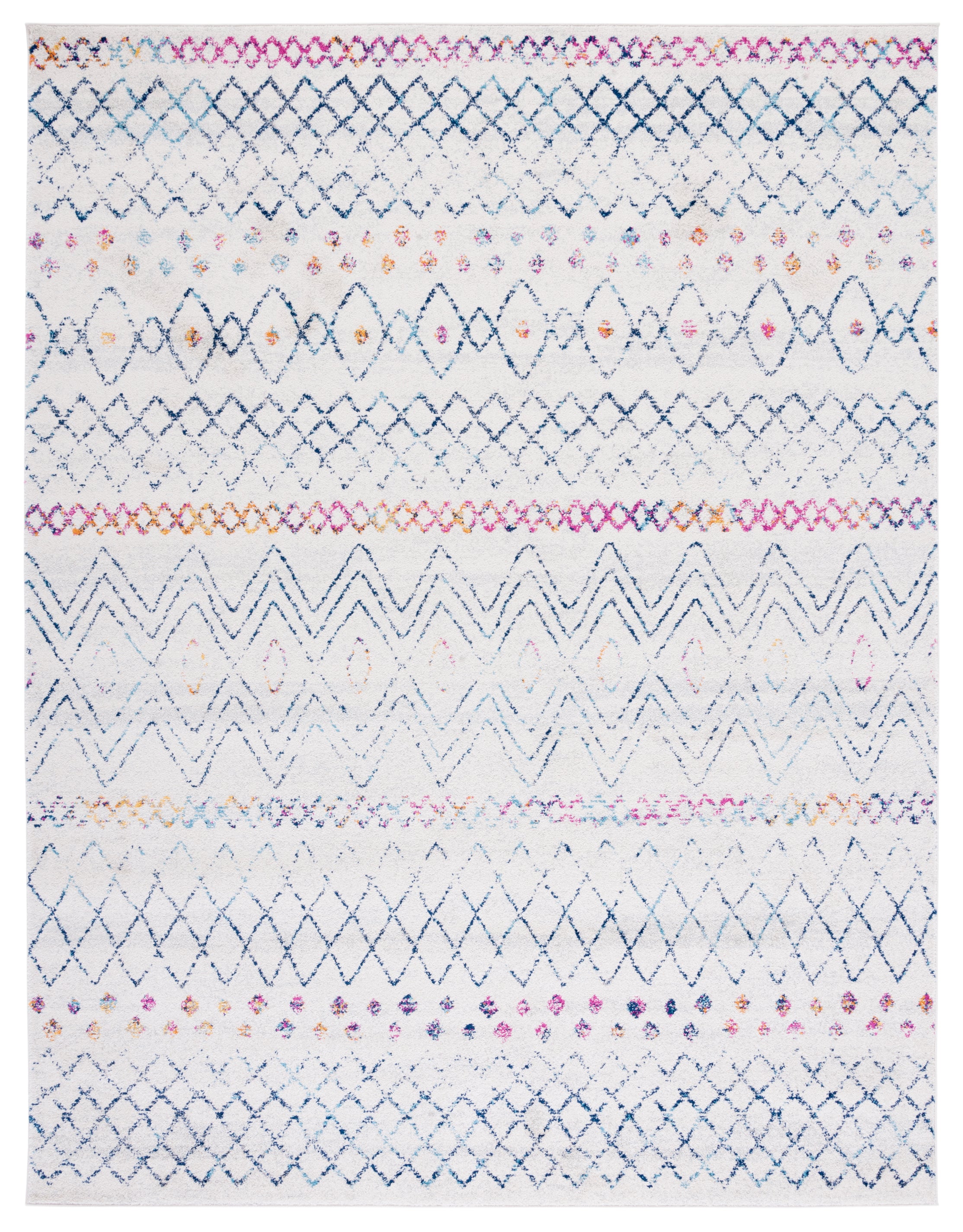 IVORY / DARK BLUE
