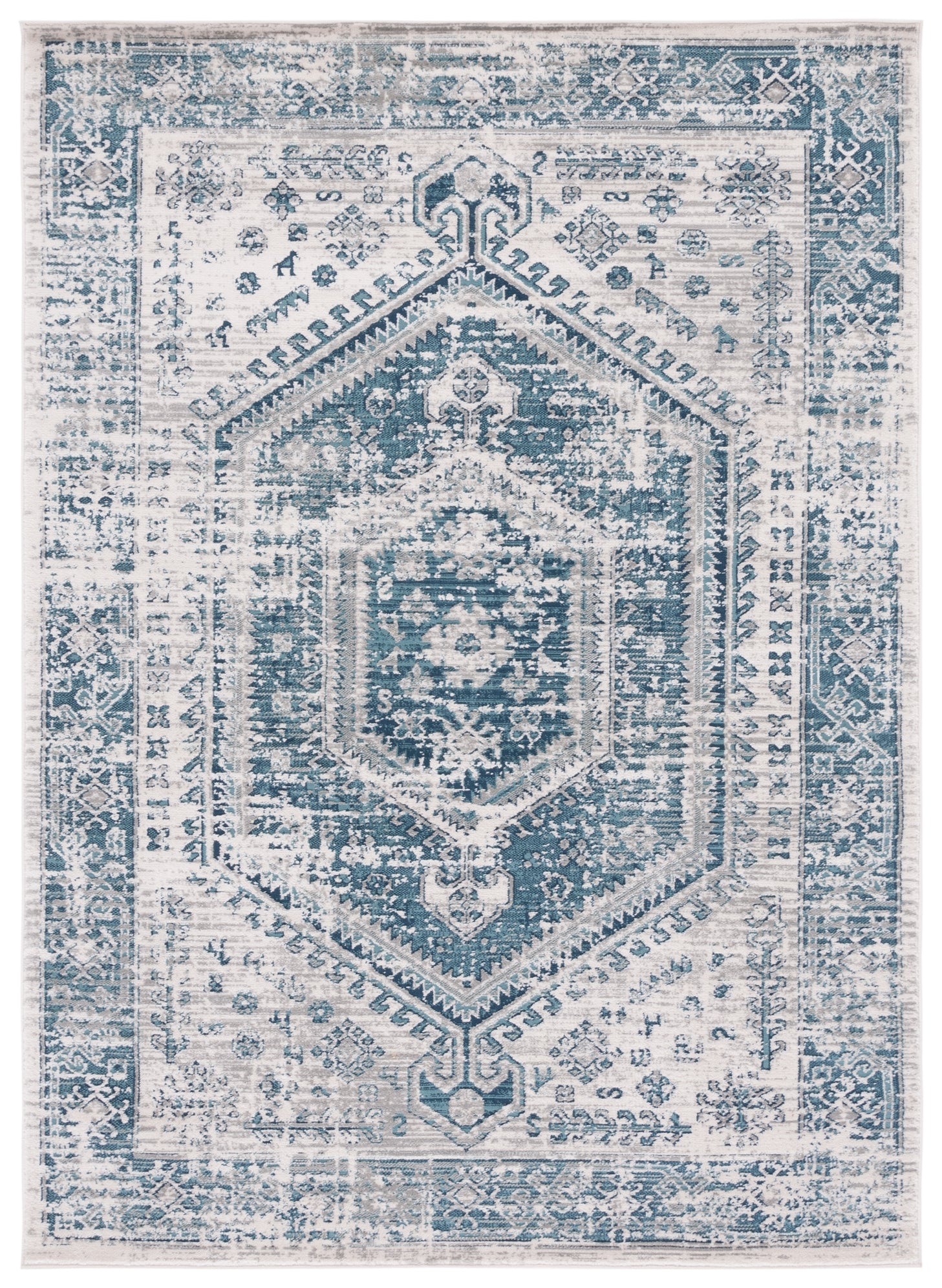 BLUE / IVORY