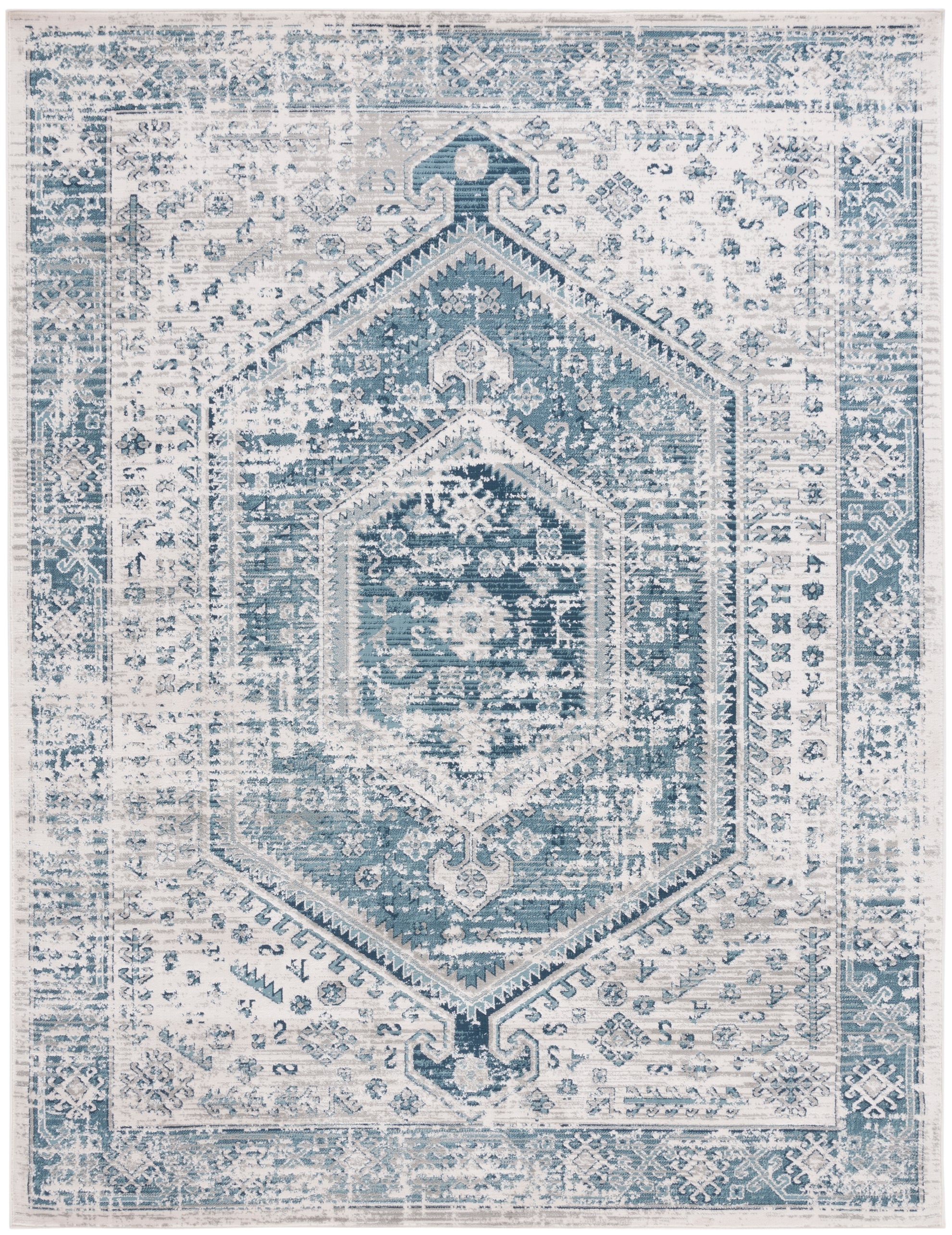 BLUE / IVORY