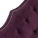 Safavieh Arebelle Headboard, MCR4035 - Aubergine
