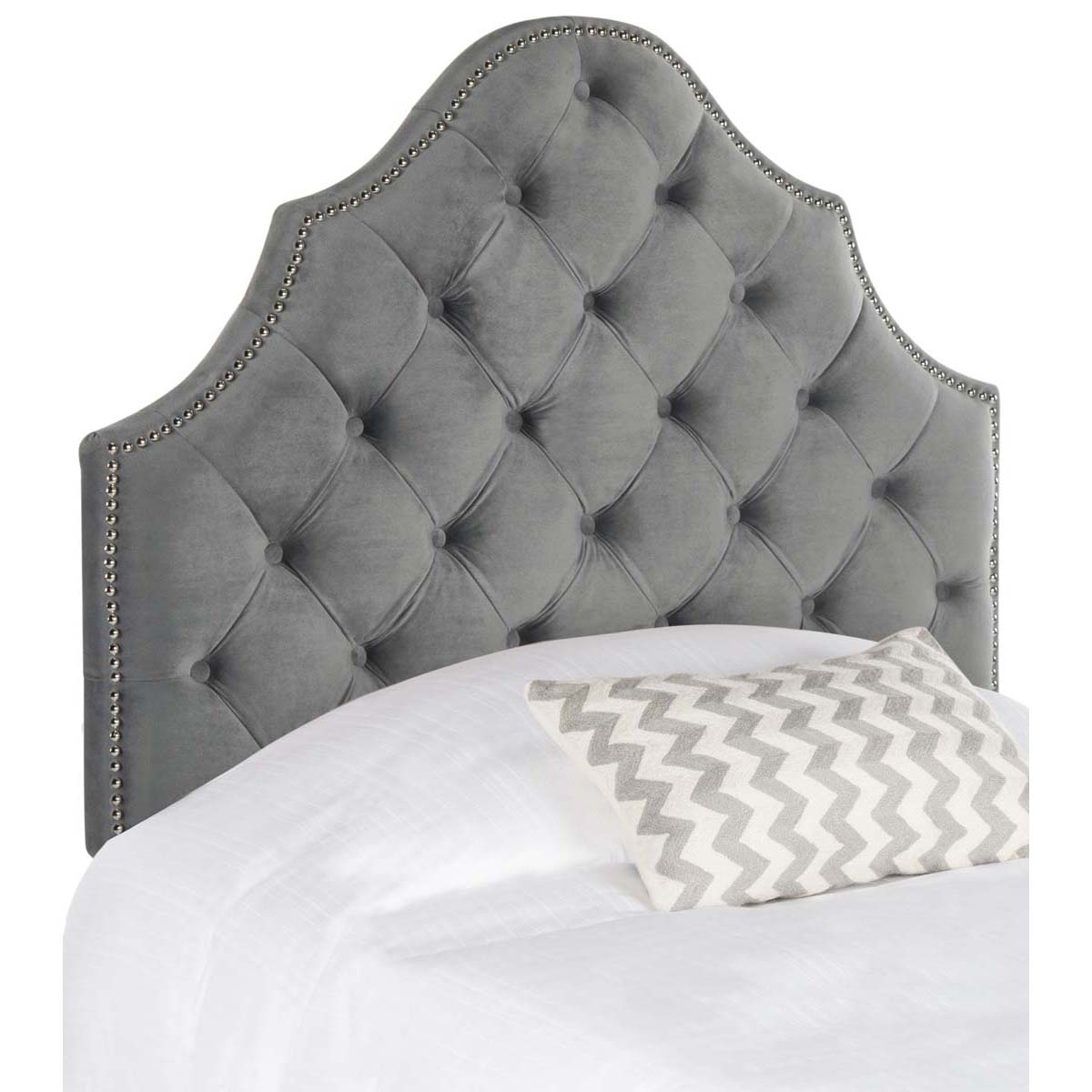 Safavieh Arebelle Headboard, MCR4035 - Pewter