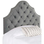 Safavieh Arebelle Headboard, MCR4035 - Pewter