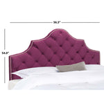 Safavieh Arebelle Headboard, MCR4035 - Aubergine
