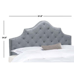 Safavieh Arebelle Headboard, MCR4035 - Grey
