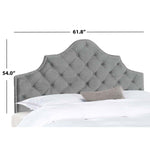 Safavieh Arebelle Headboard, MCR4035 - Pewter