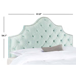 Safavieh Arebelle Headboard, MCR4035 - Seafoam