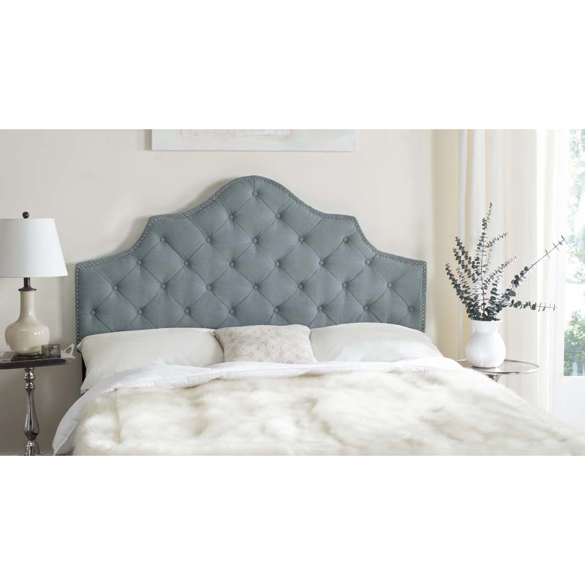 Safavieh Arebelle Headboard, MCR4035 - Sky Blue