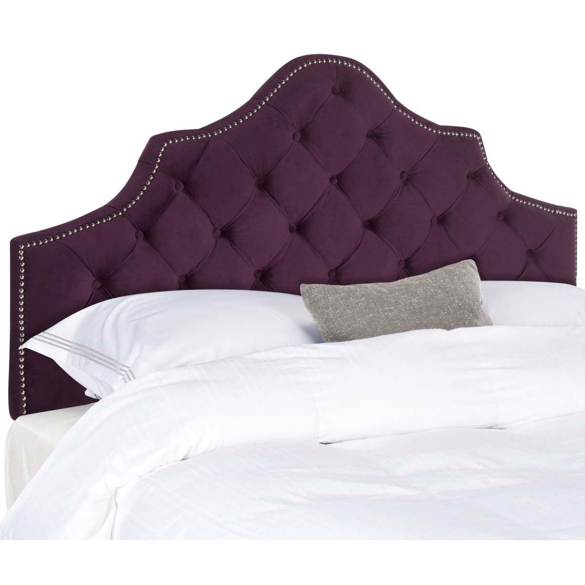 Safavieh Arebelle Headboard, MCR4035 - Aubergine