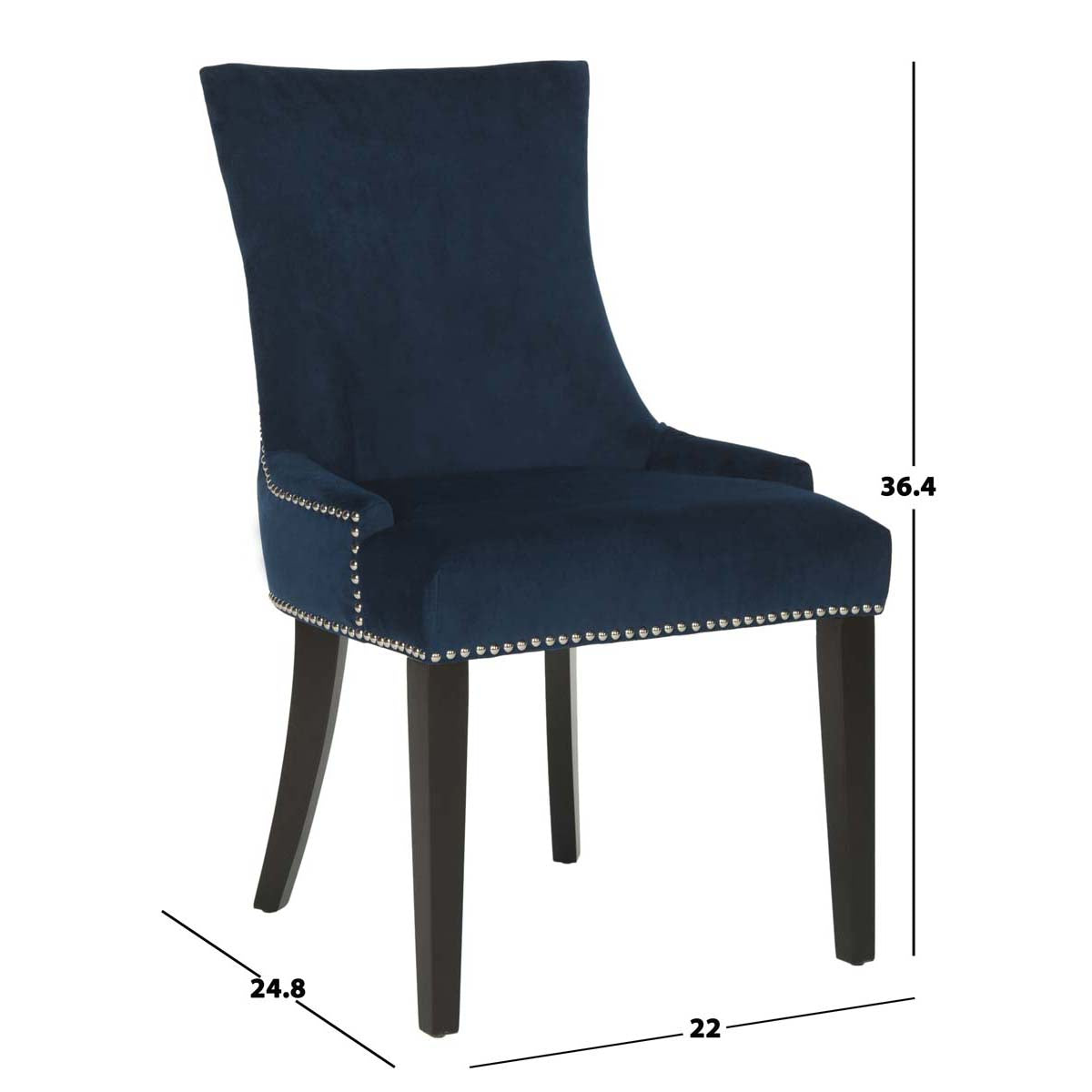 Safavieh Lester 19''H Dining Chair (Set of 2), MCR4709A