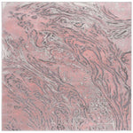 Safavieh Meadow 568 Rug, MDW568 - Light Grey / Pink