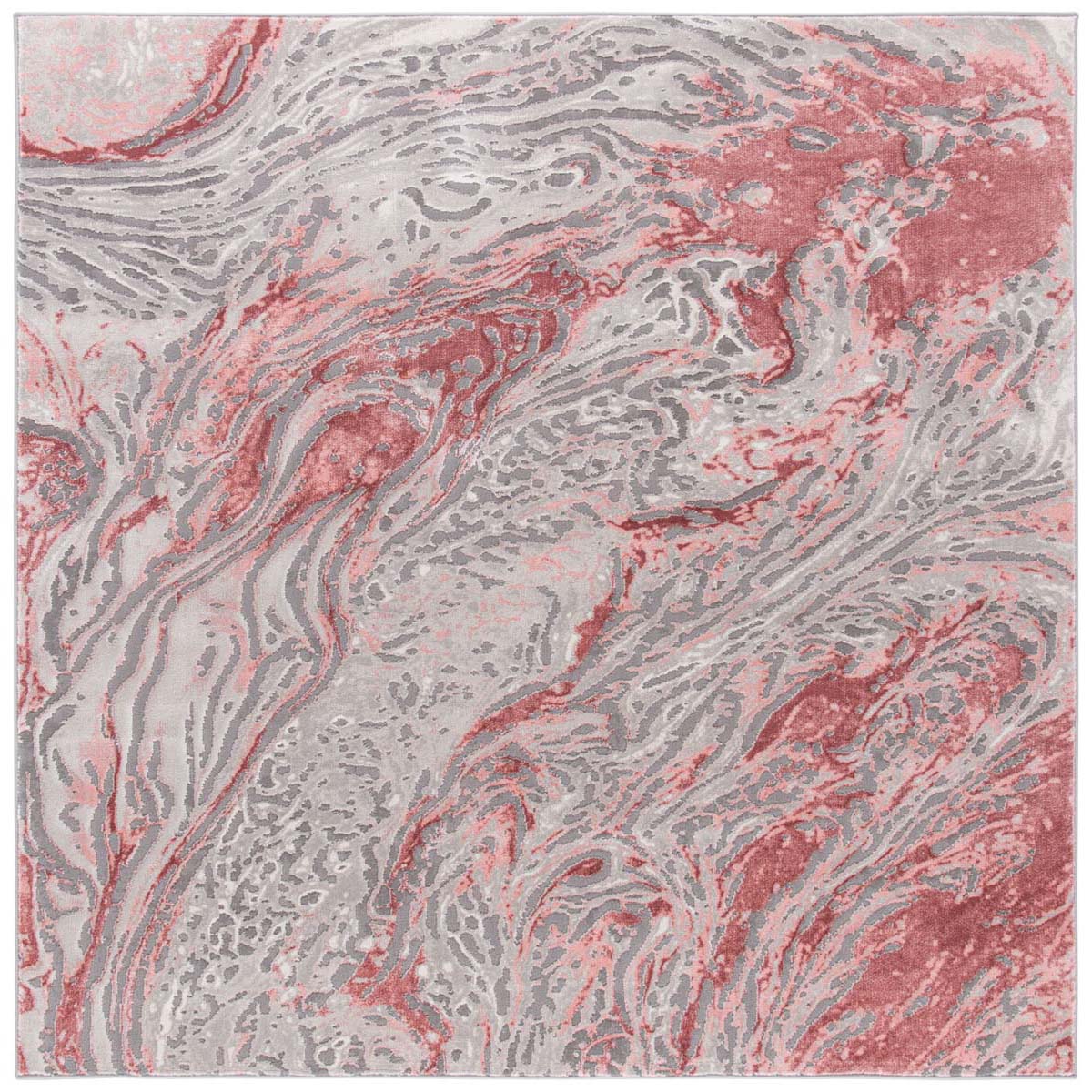 Safavieh Meadow 568 Rug, MDW568 - Grey / Pink