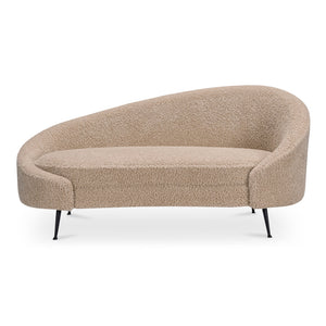 Moe's Home Collection - Abigail Chaise Light Brown Faux Shearling - ME-1053-21