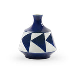 Villa & House - Melila Vase - Blue & White - MEA-700-300