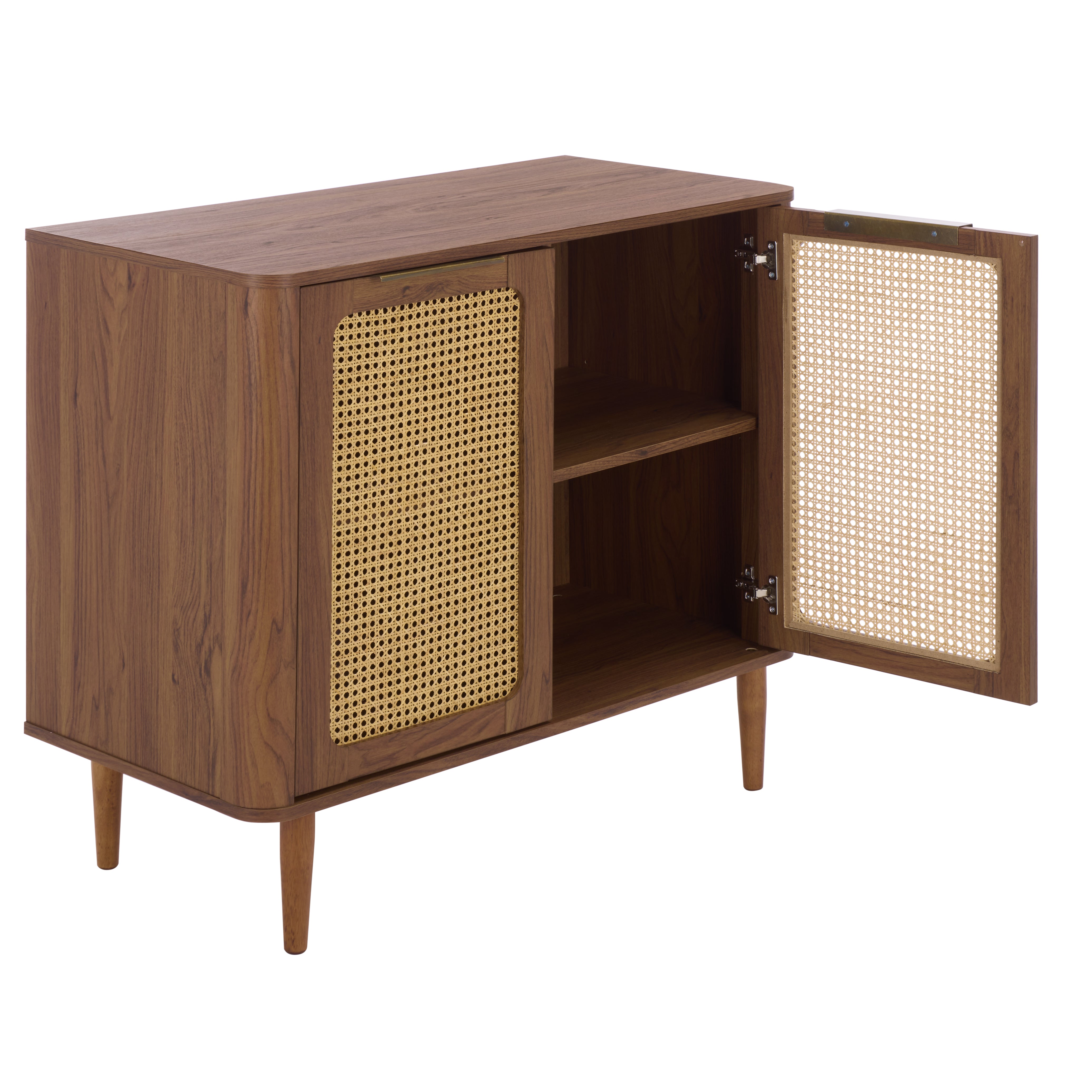 WALNUT / BRASS