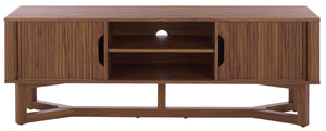 Safavieh Ilyum 2 Shelf Tambour Doors Sideboard, MED3110