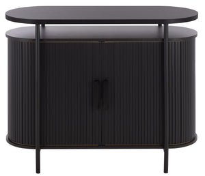 Safavieh Etka Tambour Doors Compact Sideboard, MED3111