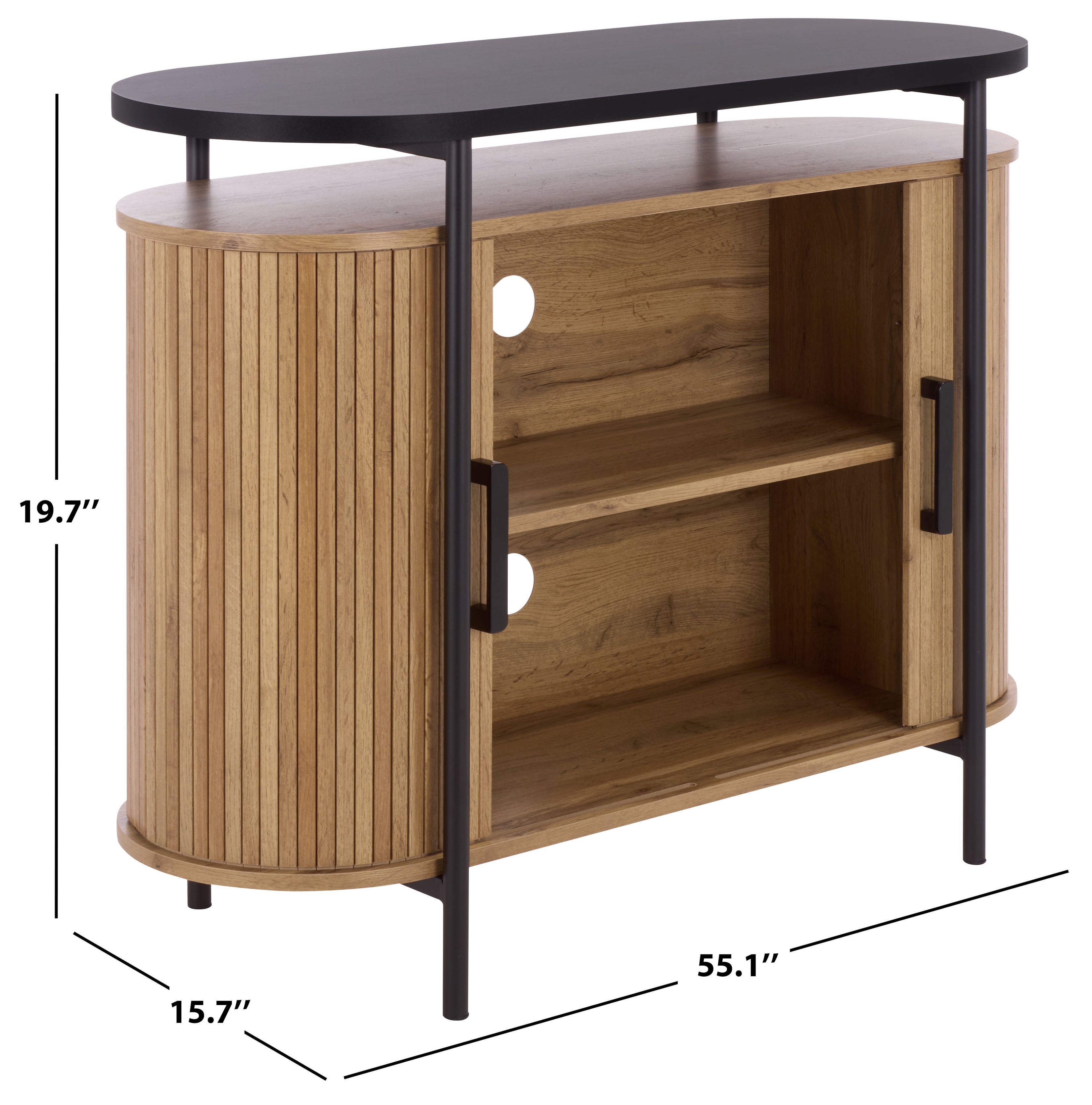 OAK / BLACK