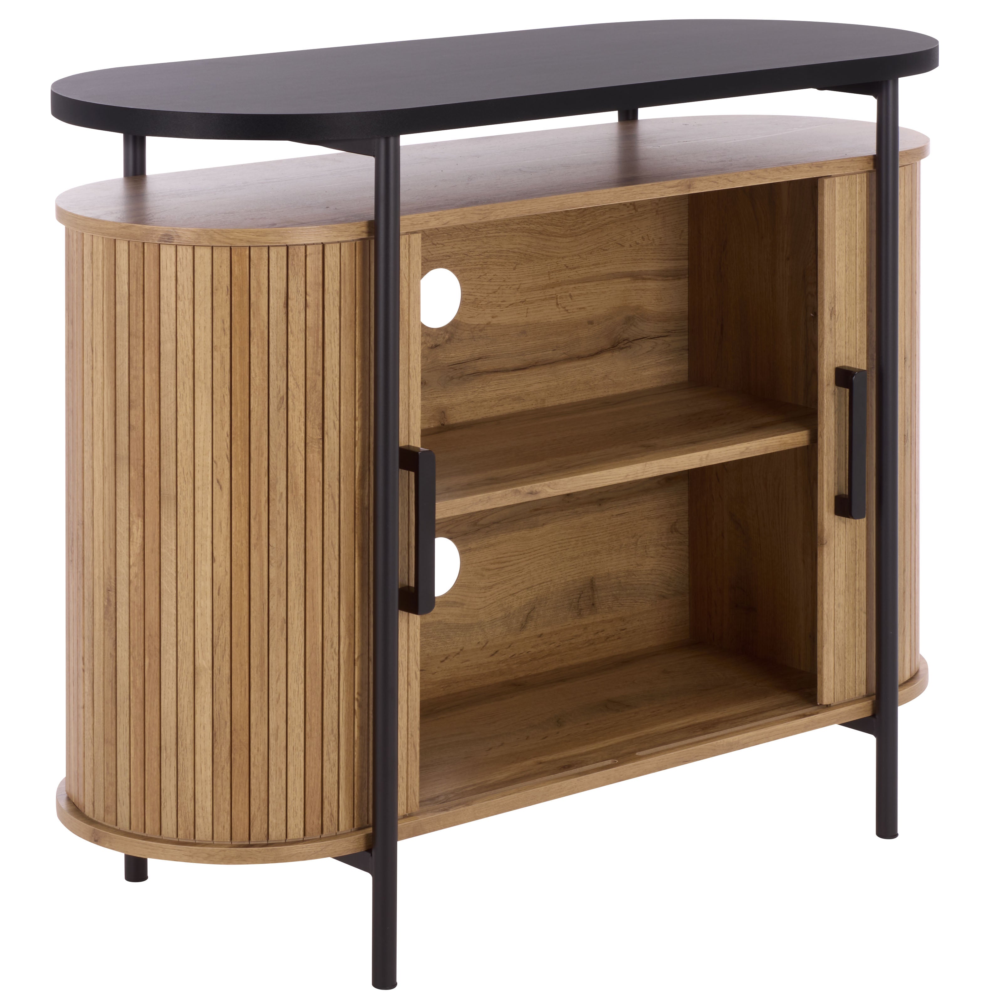 OAK / BLACK