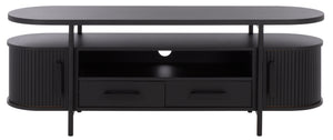 Safavieh Etka 2 Drawer Tambour Door Media Stand, MED3112