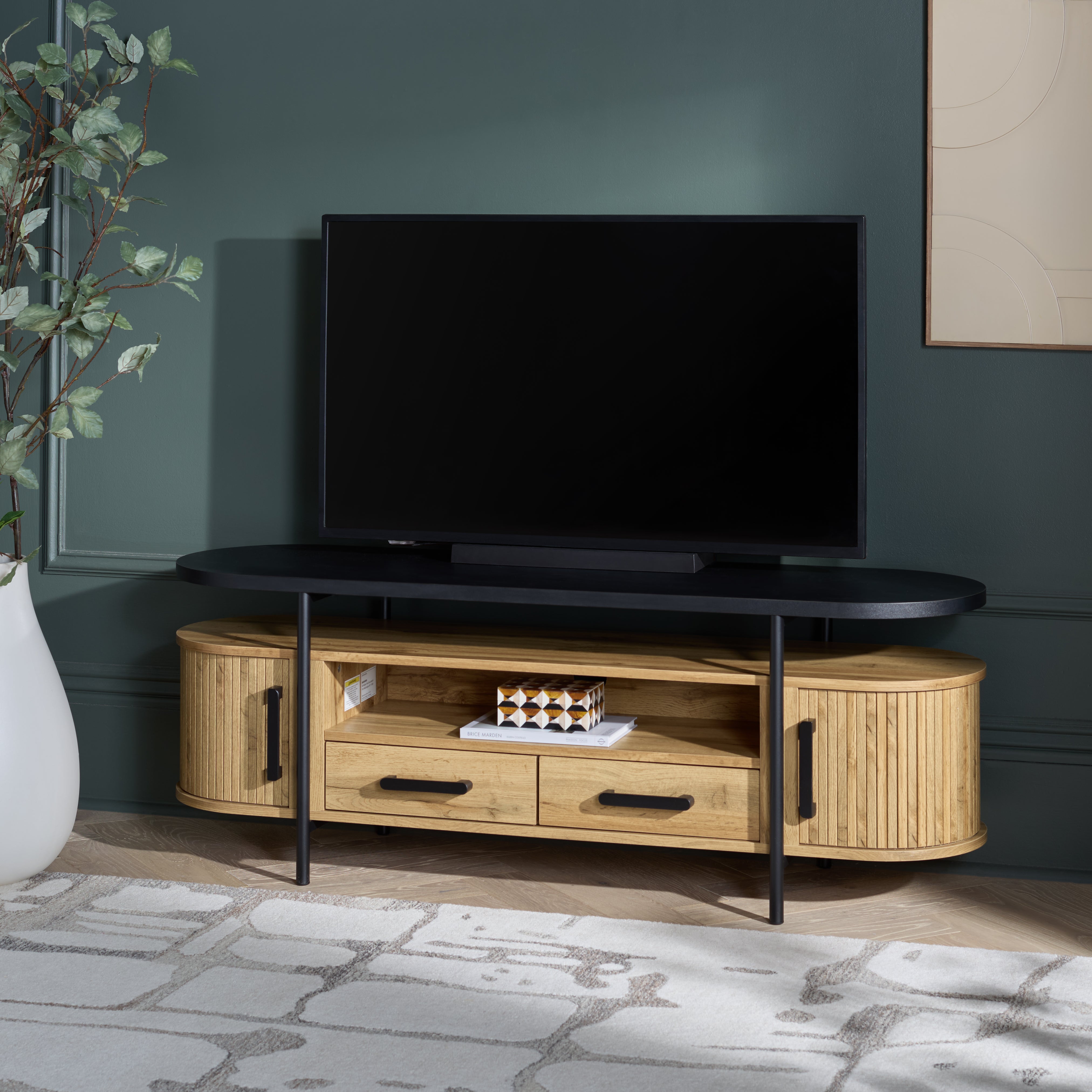 OAK / BLACK