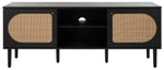 Safavieh Claude 2 Door 2 Shelf Media Stand, MED9610 - Black