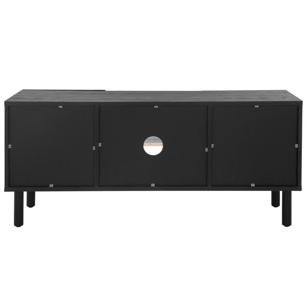 Safavieh Ophelia 2 Door 2 Shelf Media Stand, MED9615 - Black