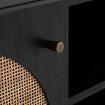 Safavieh Ophelia 2 Door 2 Shelf Media Stand, MED9615 - Black