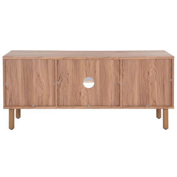 Safavieh Ophelia 2 Door 2 Shelf Media Stand, MED9615 - Oak 