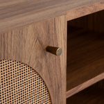 Safavieh Ophelia 2 Door 2 Shelf Media Stand, MED9615 - Oak 