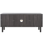 Safavieh Ophelia 2 Door 2 Shelf Media Stand, MED9615 - Distressed Black