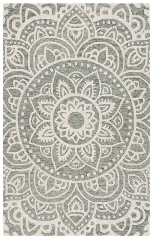 GREEN / IVORY