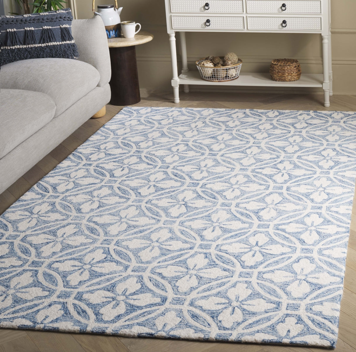 IVORY / BLUE