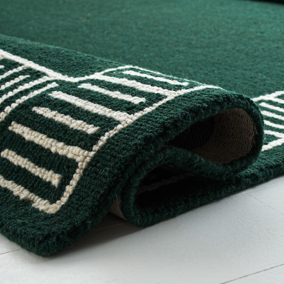 GREEN / IVORY