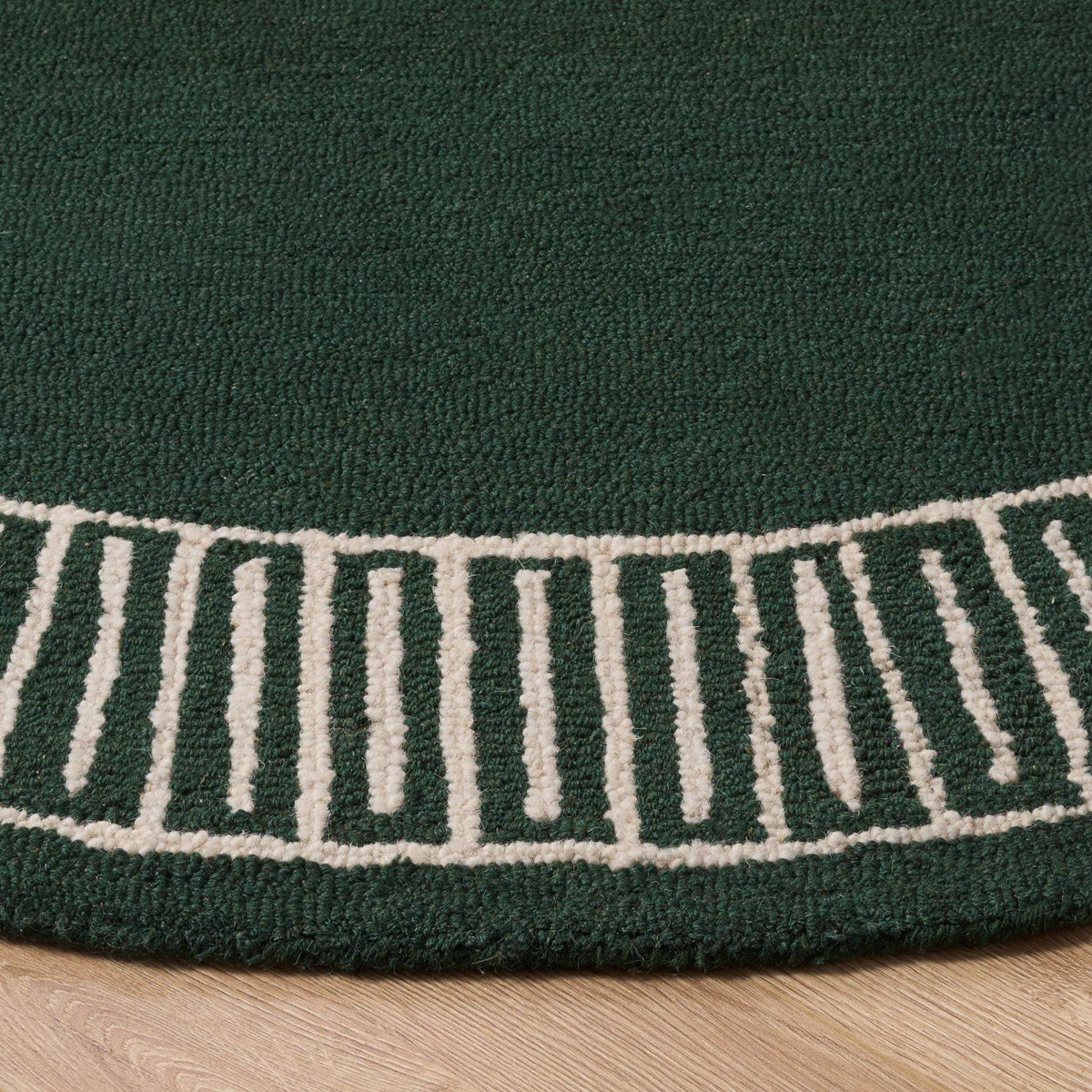 GREEN / IVORY