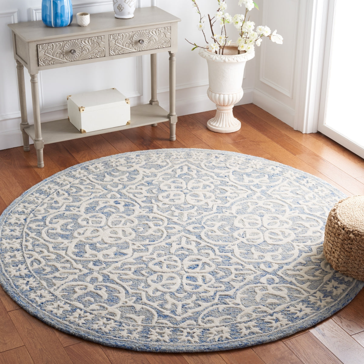 BLUE / IVORY