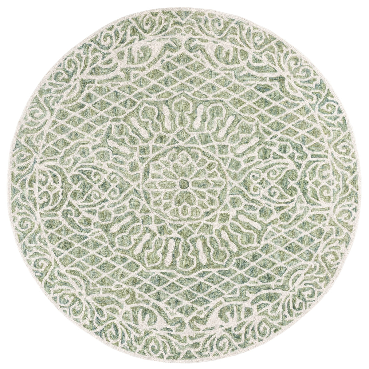 GREEN / IVORY