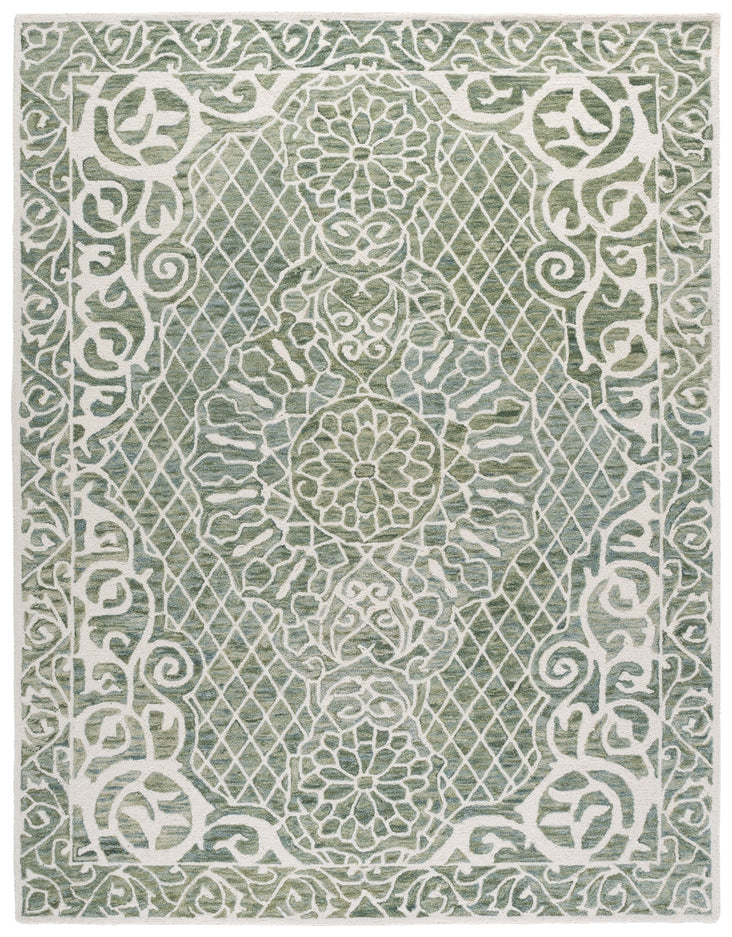 GREEN / IVORY