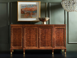 Modern History - Large Walnut Breakfront Cabinet - MH1184F01
