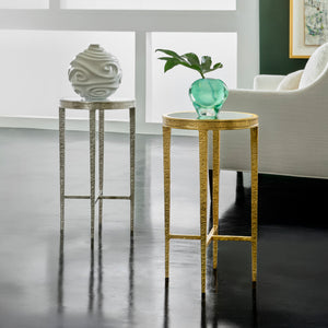 Modern History - Texture Round Spot Table - Ant. Brass - MH1203F03
