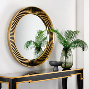 Modern History - Tuxedo Round Mirror - MH1223F01