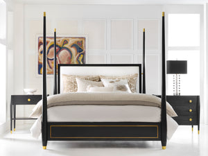 Modern History - Concourde King Bed - Ebony - MH1249F01