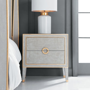 Modern History - Retro Nightstand - Antique Grey - MH438F03