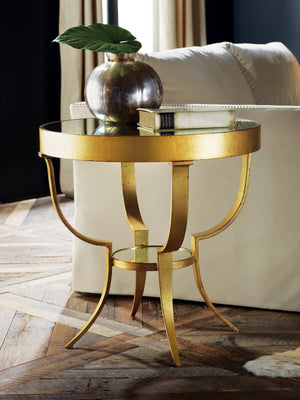 Modern History - Wrought Gueridon - Gold Leaf - Mirror - MH527F01