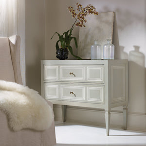 Modern History - Milan Commode - Grey Paint With Ivory Accent - MH561F02