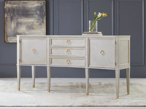 Modern History - Concave Buffet - Antique Grey  - MH565F02