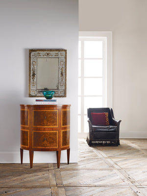 Modern History - Inlaid Two Drawer Half - Round  - MH615F01