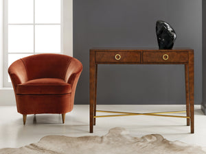 Modern History - Small Modernist Console - Burl - MH718F02
