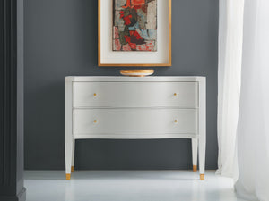 Modern History - Serpentine Chest - White Linen - MH909F01