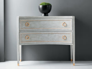 Modern History - Gustavain Concave Two Drawer Commode - MH957F01