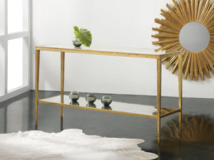 Modern History - Sculpture Console - Antique Brass - MH997F03